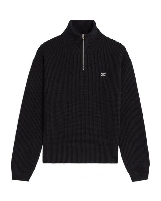 Céline Black Trucker Sweater for men