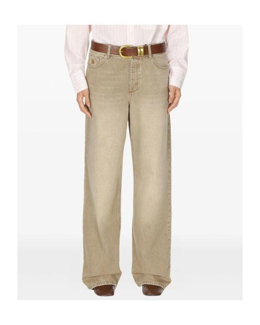 By Malene Birger White Belt Loop Jeans
