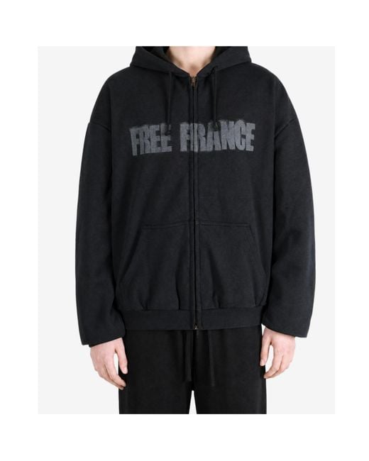 Vetements Black Long-Sleeve Sweatshirt for men