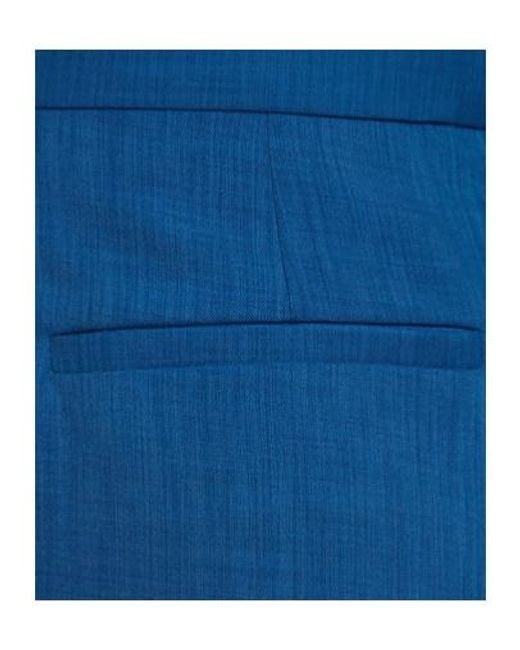 Tory Burch Blue Tailored Pendant Casual Pants