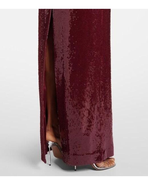 Rebecca Vallance Purple X Nicky Hilton Zelda Sequined Gown