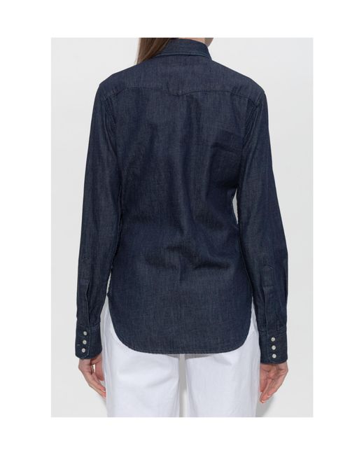 DSquared² Blue Denim Shirts