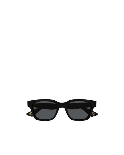 Gucci Black Eyewear Rectangular Frame Sunglasses for men