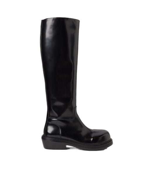 Bottega Veneta Black Fireman Boots