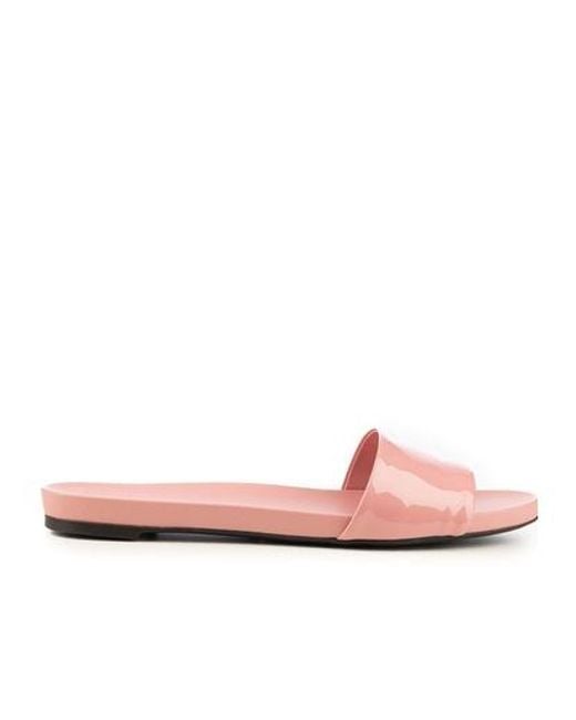 Prada Pink Open-Toe Slippers
