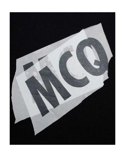 McQ Alexander McQueen Black Hooded Casual Jacket for men