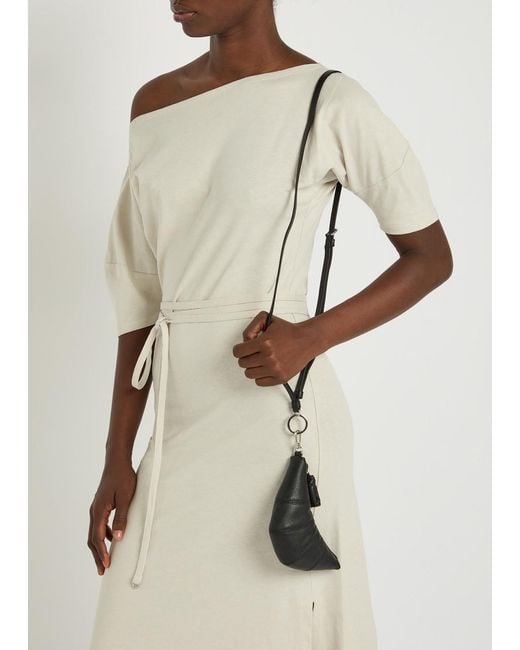 Lemaire White Mini Croissant Shoulder Bag