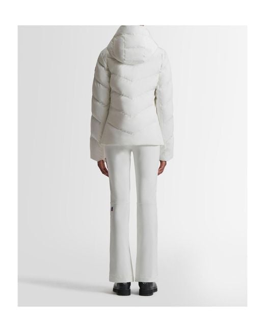 Fusalp White Delphine Ii Padded Ski Jacket