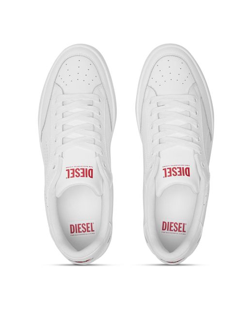 DIESEL White S-Dakota Low-Top Sneakers for men