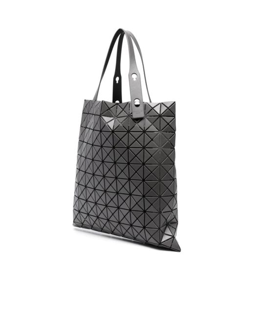 Issey Miyake Black Geometric Tote Bag