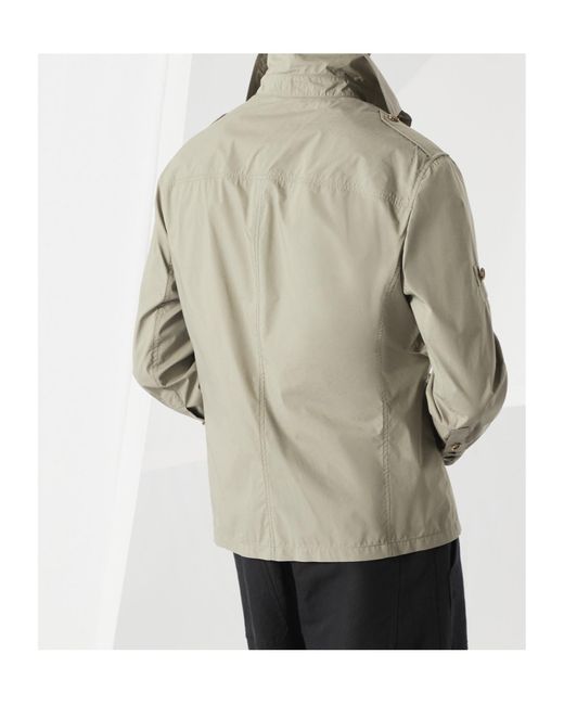 Brunello Cucinelli Gray Long Sleeved Buttoned Shirt Jacket for men