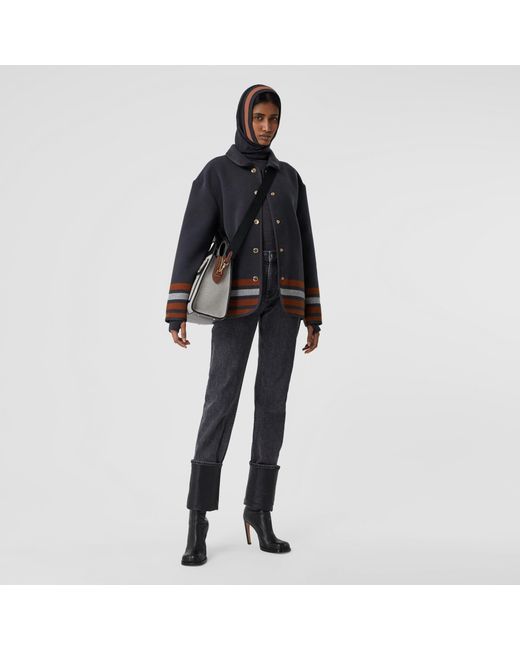 Burberry Black Knitted Roll Neck Jumper