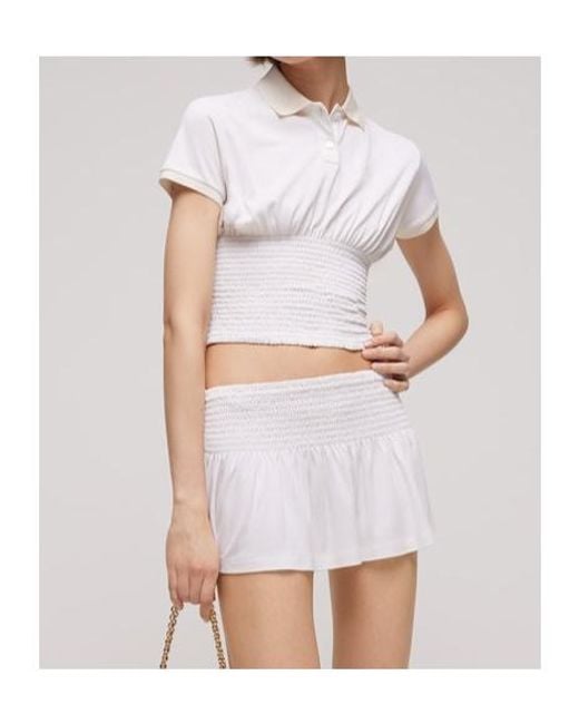 Gucci White Striped T-Shirt