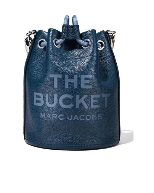 Marc Jacobs Blue The Leather Bucket Bag