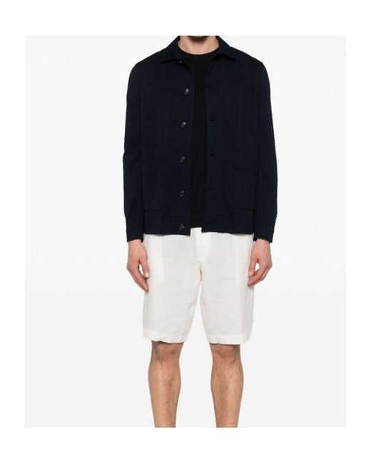 Zegna Black Knitted T-Shirt for men
