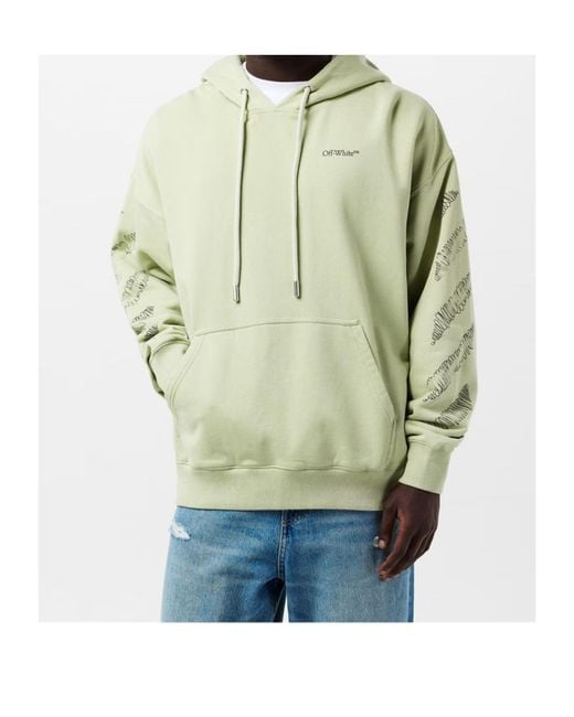 Off-White c/o Virgil Abloh White Scrib Diag Over-The-Head Hoodie for men