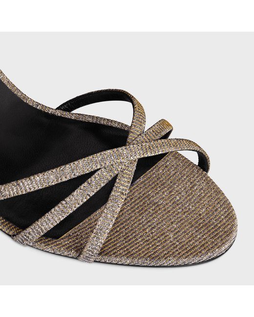 Céline Metallic Soir Sandal