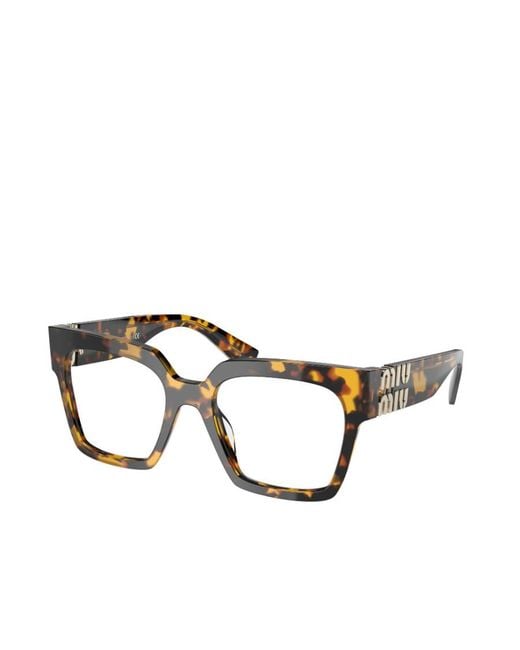 Miu Miu White Rectangular Frame Flat Mirror