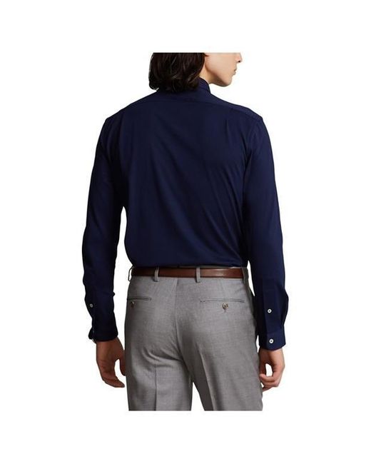 Polo Ralph Lauren Blue Long Sleeve Button-Down Shirt for men