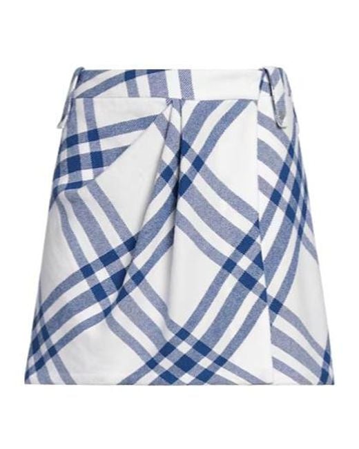 Burberry Blue Mini Skirts