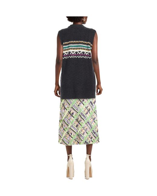 Isabel Marant Black Ribbed Knit Vest