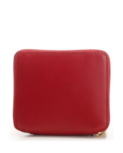 Comme des Garçons Red Comme Des Garçons Wallet Zipped Bi-Fold Wallet