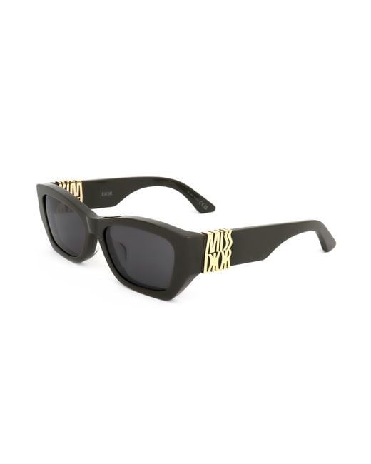 Dior White Full-Rim Sunglasses