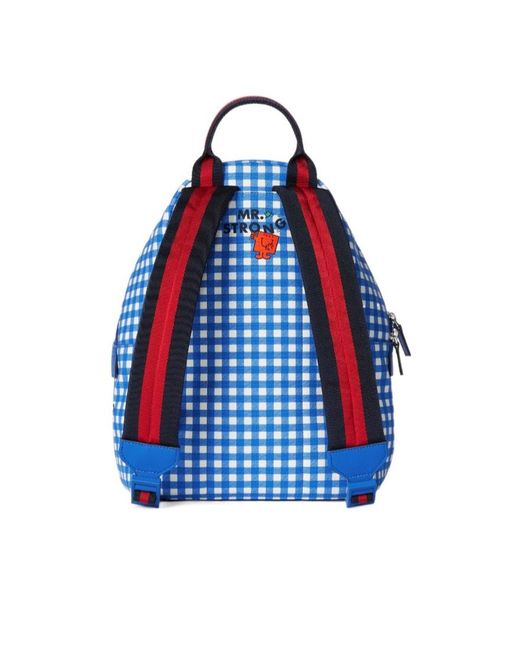 Gucci Blue Children's Backpack With Print