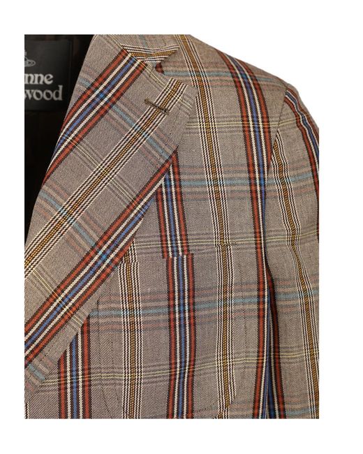 Vivienne Westwood Brown Long-Sleeve Blazer for men
