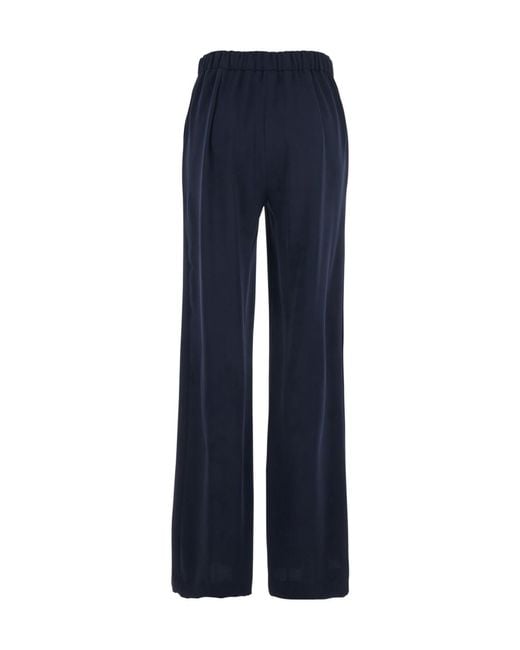 P.A.R.O.S.H. Blue Wide-Leg Trousers