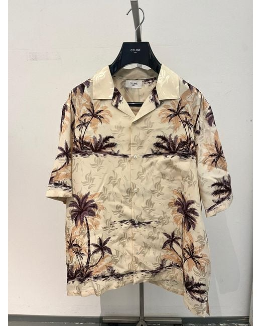 Céline Natural Hawaiian Shirt for men