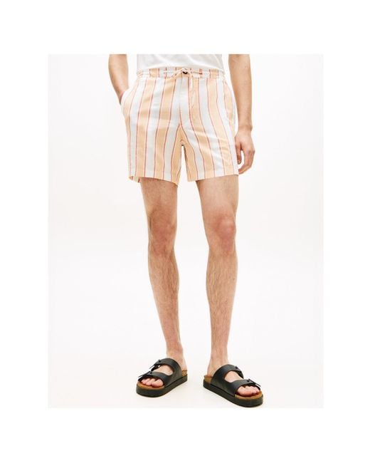 Tommy Hilfiger White Sports Shorts for men