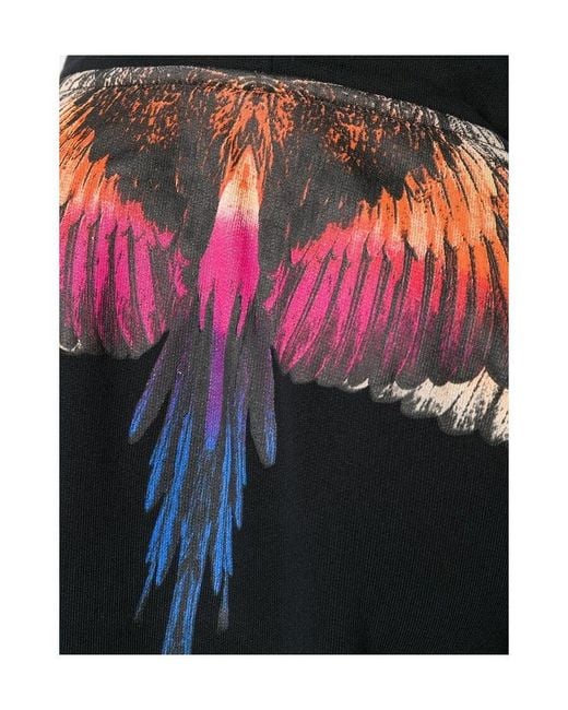 Marcelo Burlon Black Wing Printed Sweater