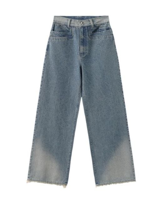 Marissa Chiara Blue Belt Loop Jeans