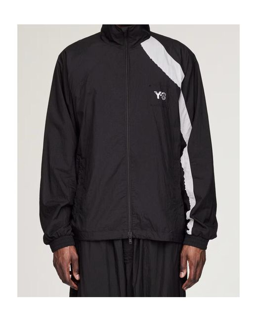 Y-3 Black Jackets Poliestere for men