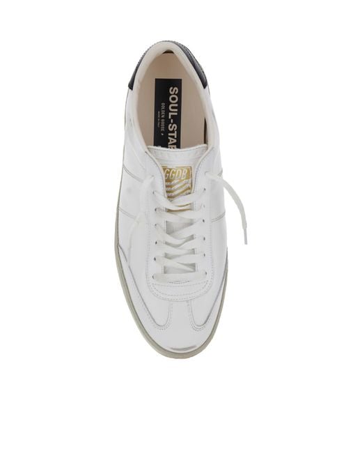 Golden Goose Deluxe Brand White Soul Star Lace-Up Sneakers for men