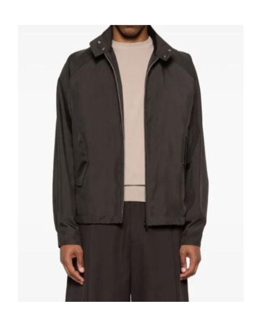 Herno Brown Zip Jacket for men
