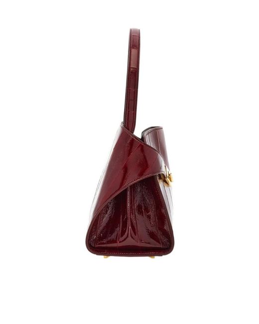 Ferragamo Red Hug Soft Shoulder Bag (M)
