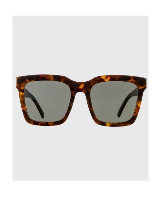 Retrosuperfuture Green Logo Logo Sunglasses for men
