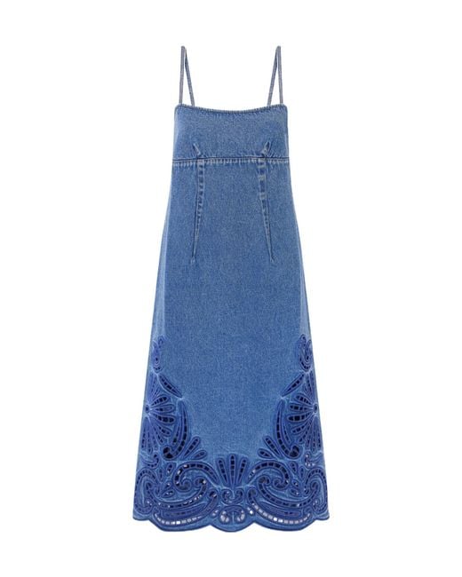 Ulla Johnson Blue Sleeveless Dress