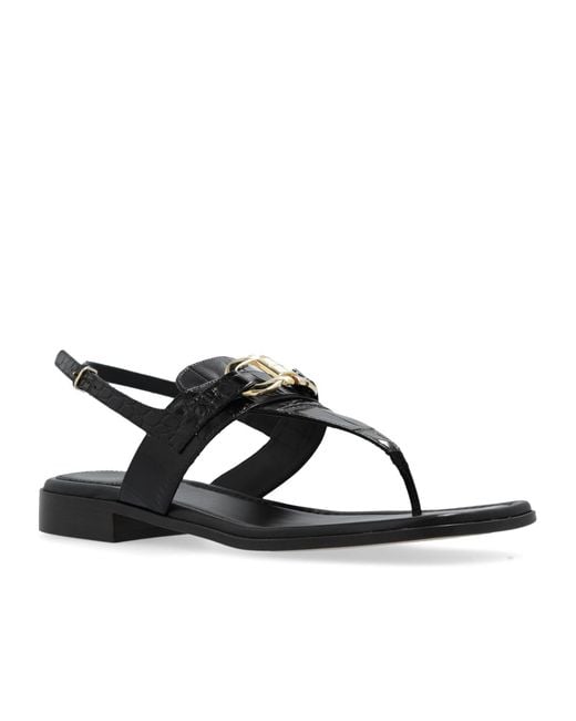 Ferragamo Multicolor Ferragamo Lula Embossed Gancini Sandals