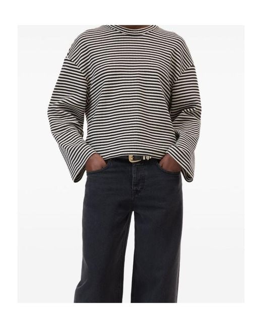 Closed Multicolor Striped Longsleeve