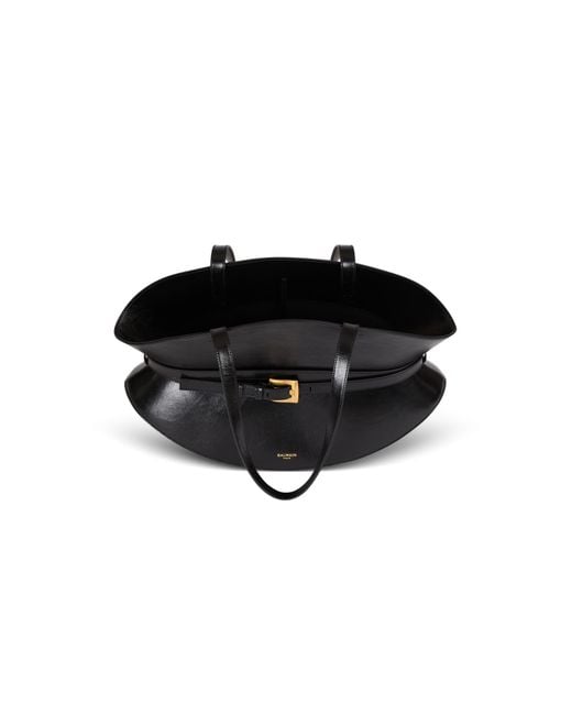 Balmain Black Shuffle Medium Bag