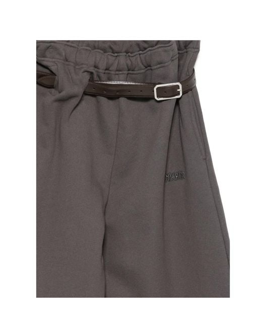Magliano Gray Elastic Waist Casual Pants for men