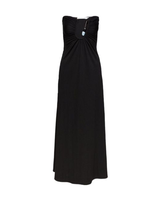 Christopher Esber Black Off-Shoulder Dress