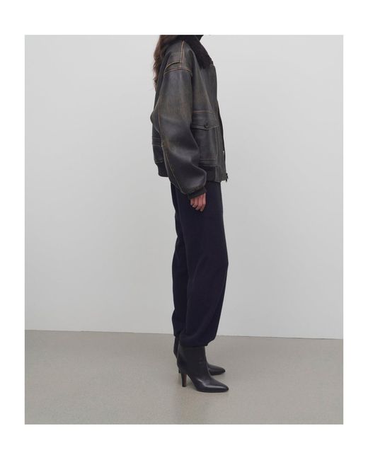 The Row Black Belt-Loop Casual Pants