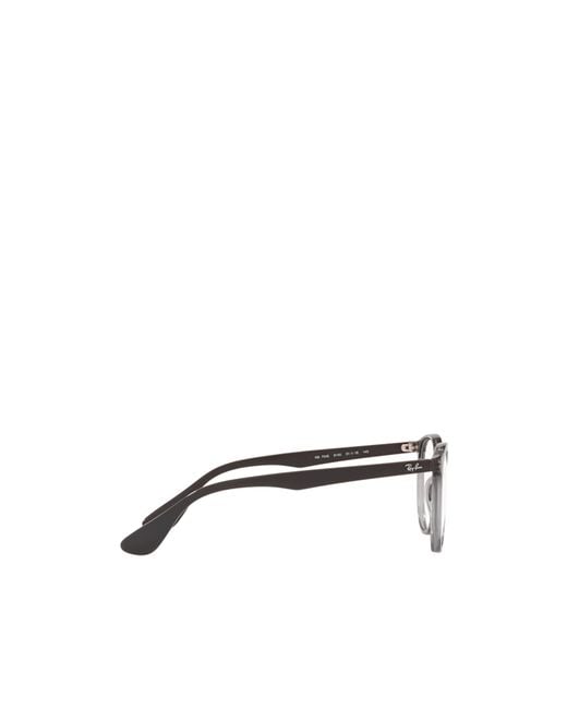 Ray-Ban White Erika Round Frame Glasses