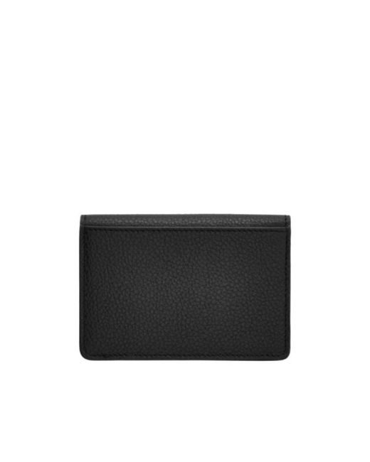 Ferragamo Black Ferragamo Gancini Plaque Folded Wallet