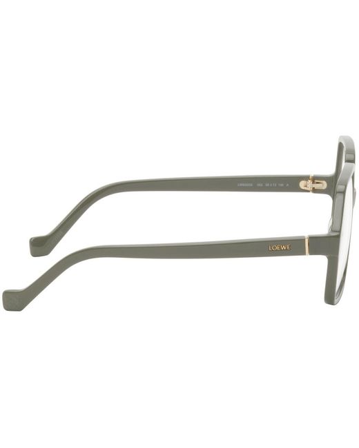 Loewe White Square-Frame Sunglasses