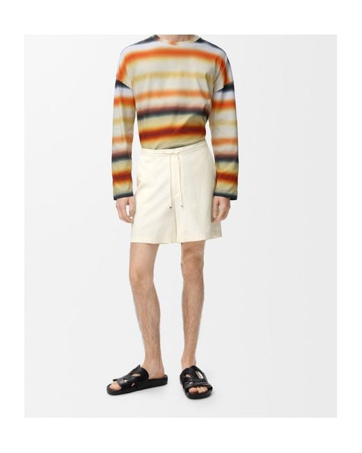 Loewe Natural Lightweight Textured Shorts for men
